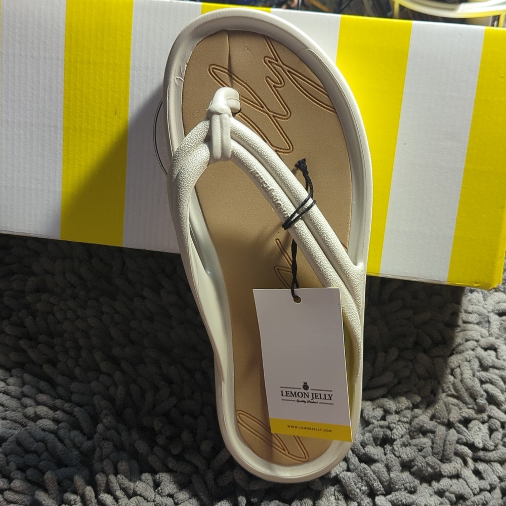Lemond Jelly - size 36 mare 03 warm grey flip flops